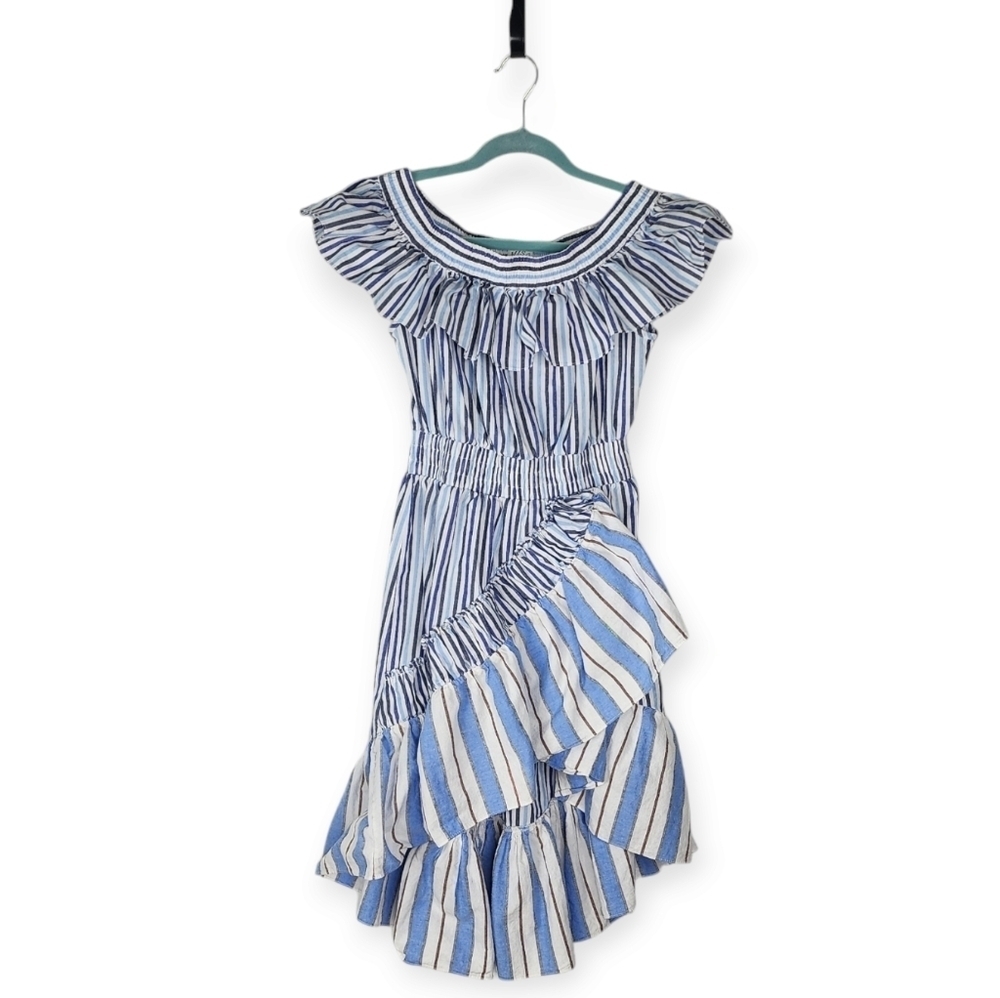 Anthropologie MISA Los Angeles Riley off the shoulder dress sz M - Picture 3 of 8